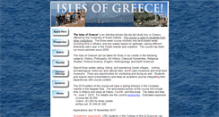 Desktop Screenshot of islesofgreece.org
