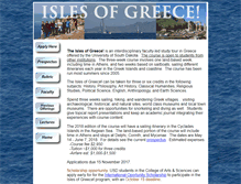 Tablet Screenshot of islesofgreece.org